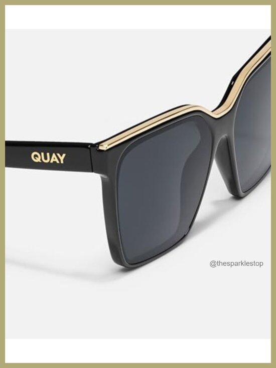 Square Oversized Sunglasses UV400 Protection Polarized Lens Includes Case Cloth